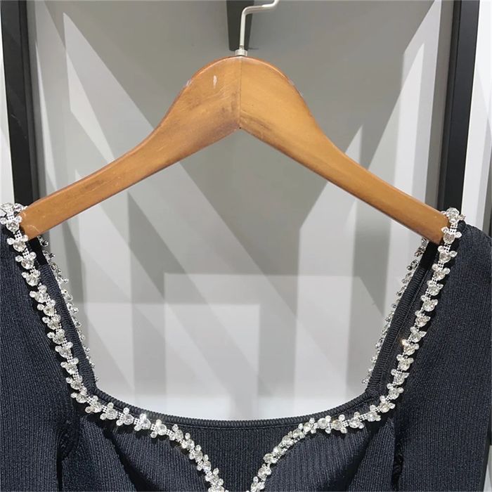 Self-Portrait мини рокля с камъни