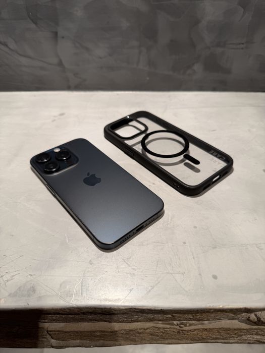 100% КАТО НОВ Iphone 15 Pro 256 GB Blue Titanium