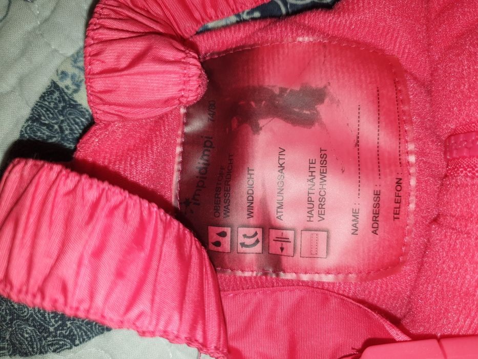 Salopeta rezistenta la apa vant nemteasca combinezon bebe mar.74-80