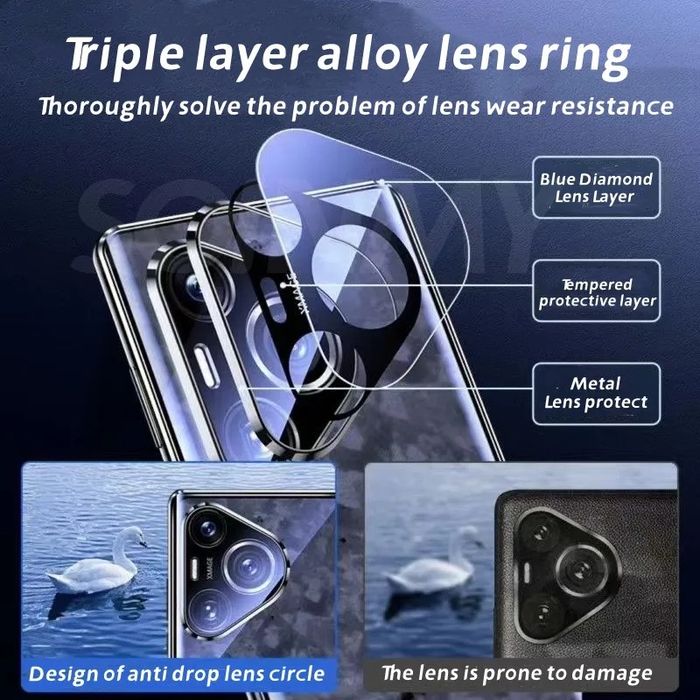 Huawei Pura 80 Pro / 80 Ultra /80/ 360° магнитен кейс камера протектор