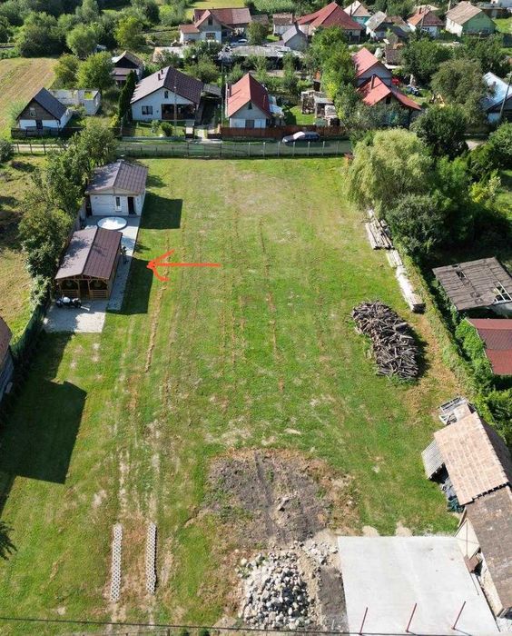 Casa de lemn 8x4 metri cu terasa acoperita, cu ECHIPAMENT COMPLET
