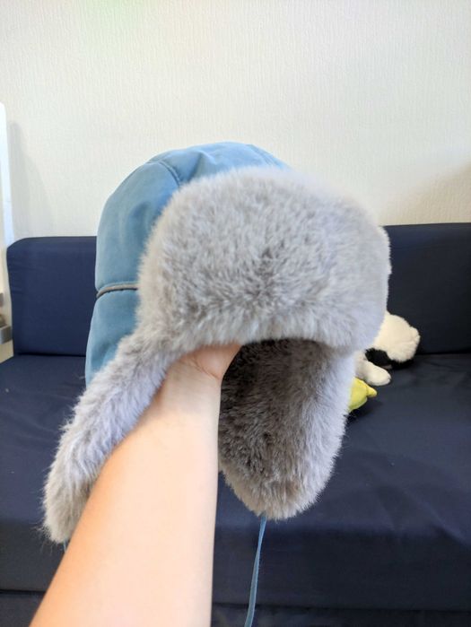 Шапка ушанка зимняя для мальчика
