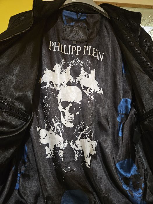 Geacă Philipp Plein – 100% piele naturală de miel (Lambskin) – XXL