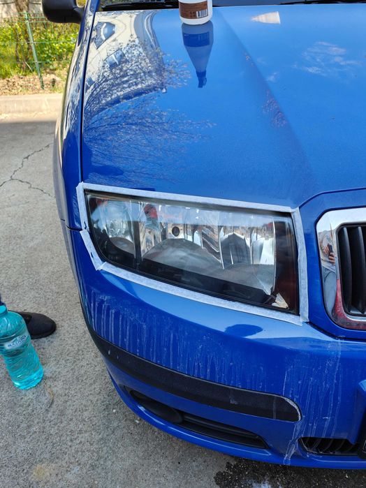 Restaurare faruri cu polimer