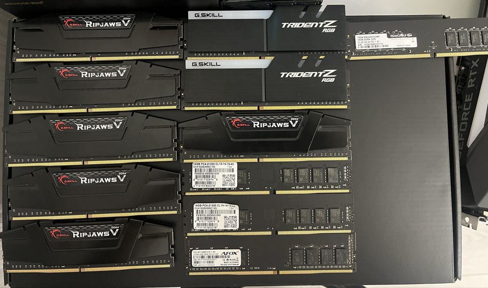 Продам оперативную память ddr4 8gb, 16gb