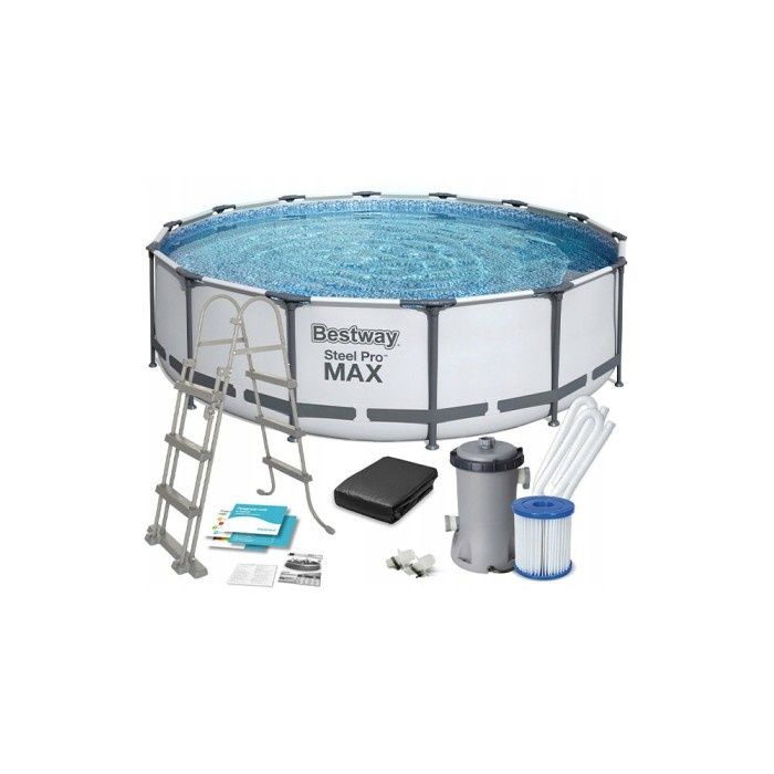 Каркасный бассейн 457×122 BESTWAY стойка бассейн stoyka baseyn baseyin