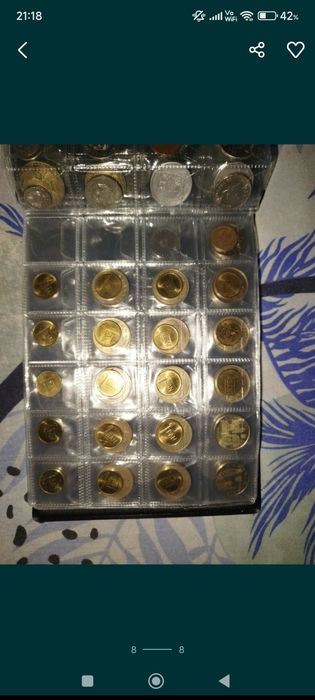 Vand monede romanesti cu 2 clasoare