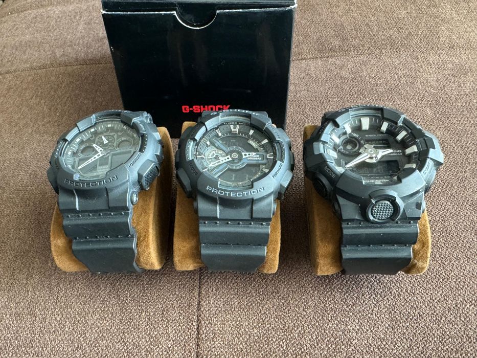 Мъжки черен часовник Casio G-shock
