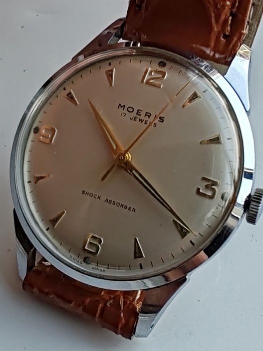 Ceas Moeris Int Manuala 35,5 mm Funcționează Impecabil!