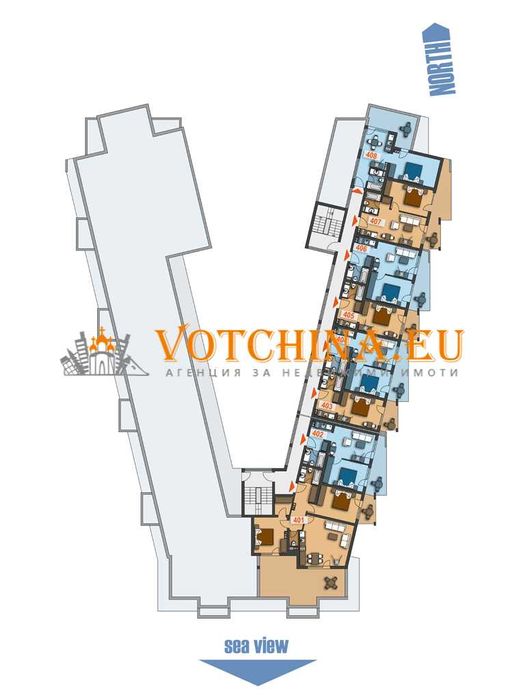 Продава се Едностаен апартамент в Свети Влас - 40 кв.м за 611 €/кв.м - Снимка #10