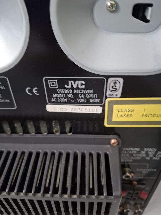 Sistem audio JVC model CA-D701T Multifuncțional
