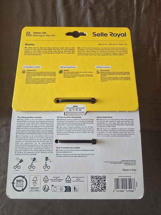 Sa pentru bicicleta Selle Royal Roomy