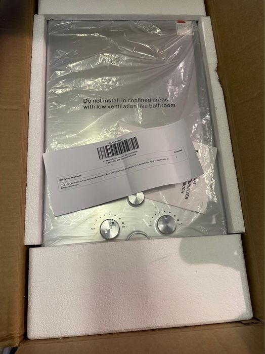 Incălzitor de apa instant pe gaz