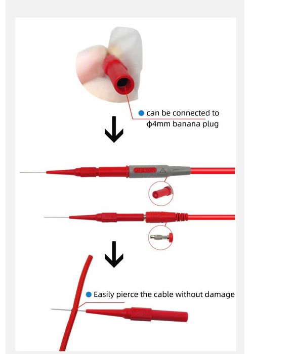 Sonda de testare tip ac multimetru terminal de masura tip ac
