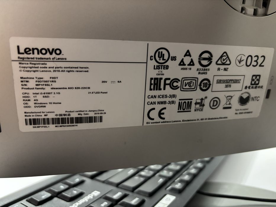 Продам моноблок Lenovo