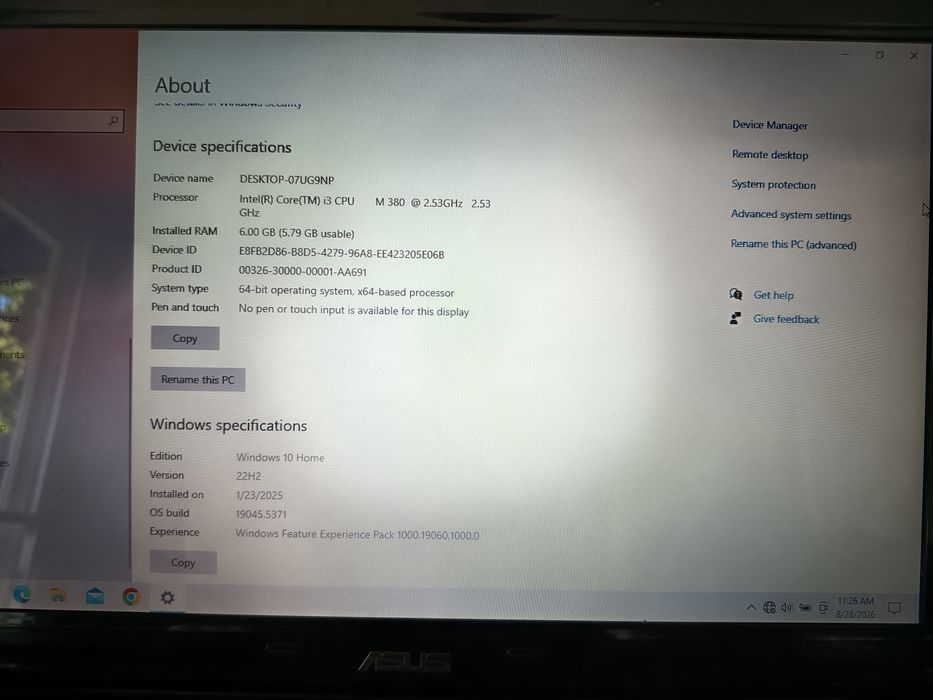 Vând laptop Asus