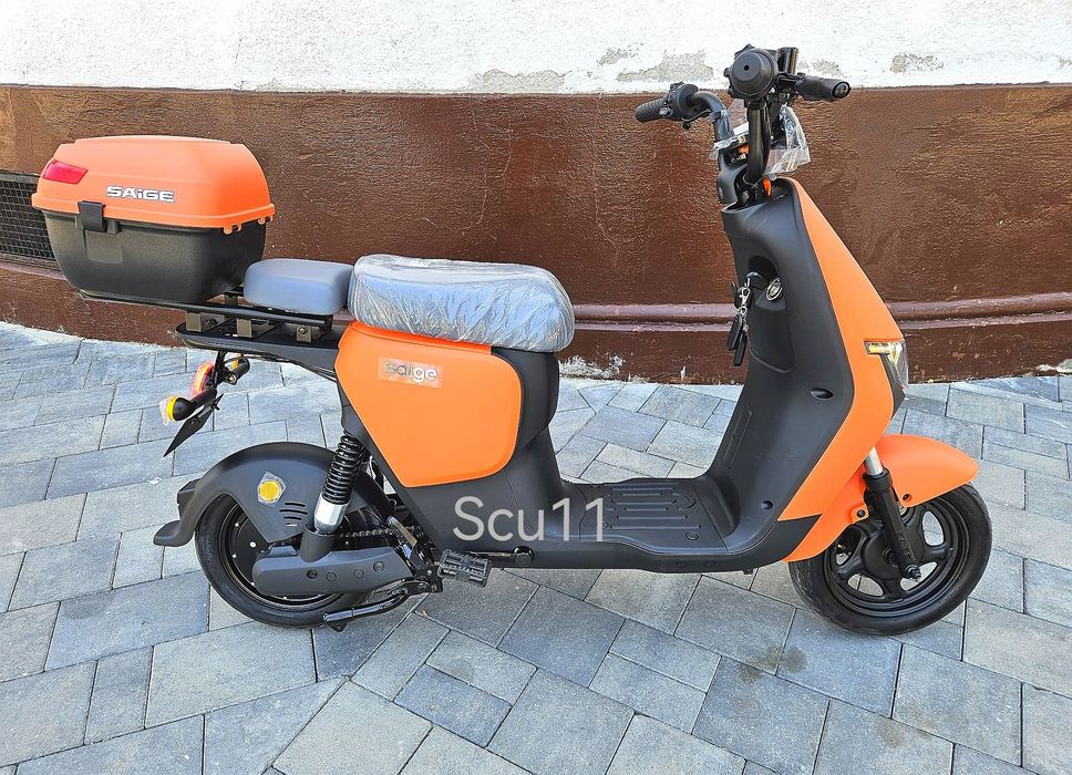 Scuter Electric Moped Fără Permis Saige 800W 20Ah Model 2026