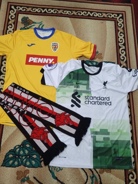 Fular Dinamo București + Tricou România+ Tricou Liverpool