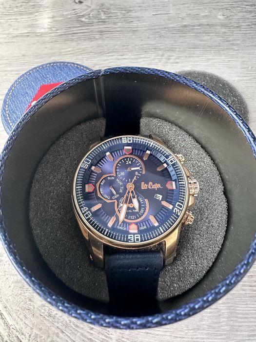 Мъжки часовник Lee Cooper, кварцов механизъм, тъмносин цвят