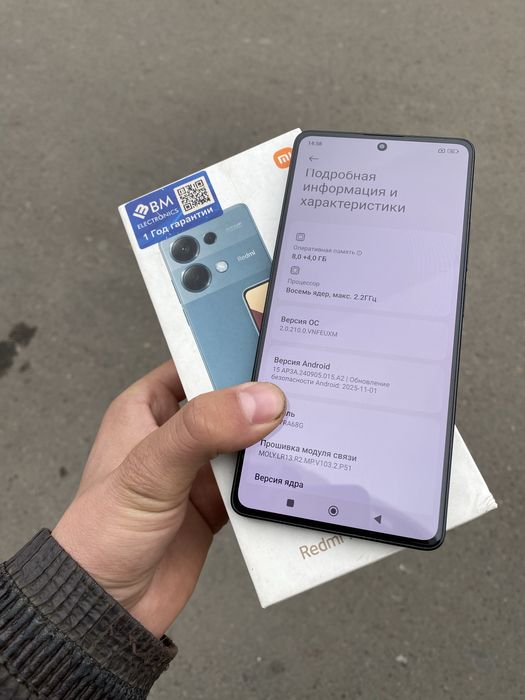 Redmi not 13 pro 8/256Gb Xolati zoʻr aybi yoq almashmagan