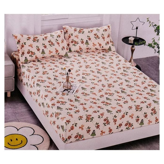 Чаршаф с ластик и 2 калъфки