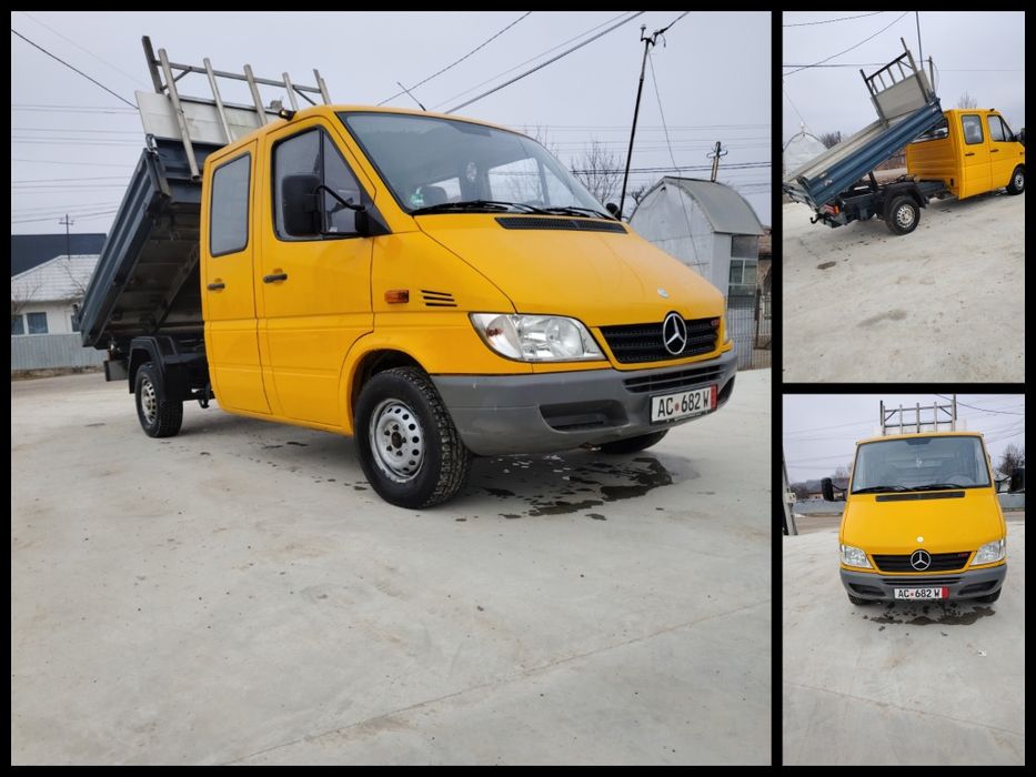 Mercedes sprinter basculabil 3parti motor 2700