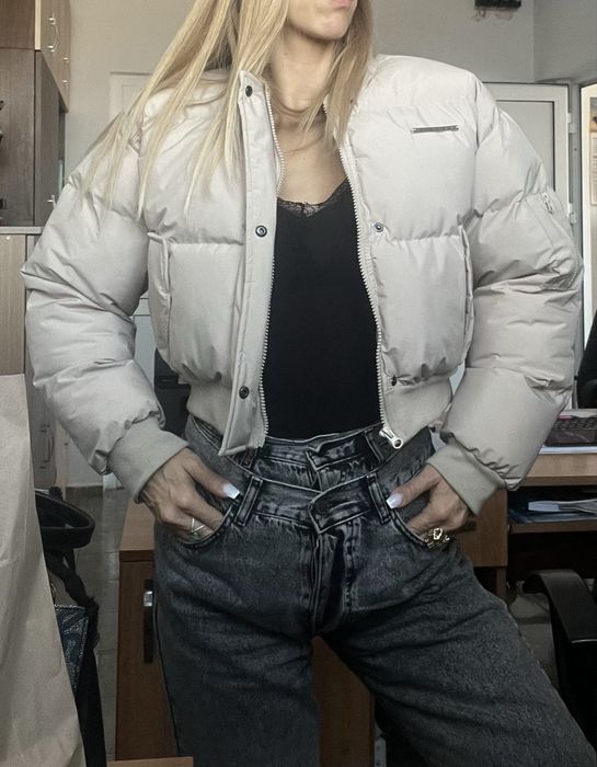 Пухено зимно късо яке Olavoga