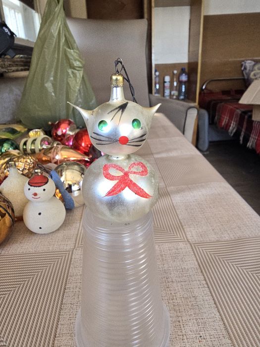 Ретро стъклени играчки за елха