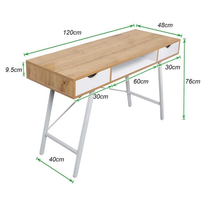 Бюро за компютър – 120x48x76 - GCBG1019