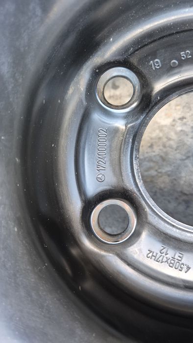 Резервна гума /ПАТЕРИЦА/ Мерцедес 5/112 Mercedes SLK 5x112

Употребява