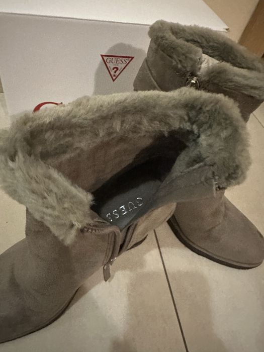 Боти Guess велурени