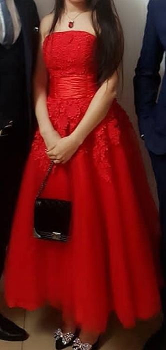 Пышное вечернее платье