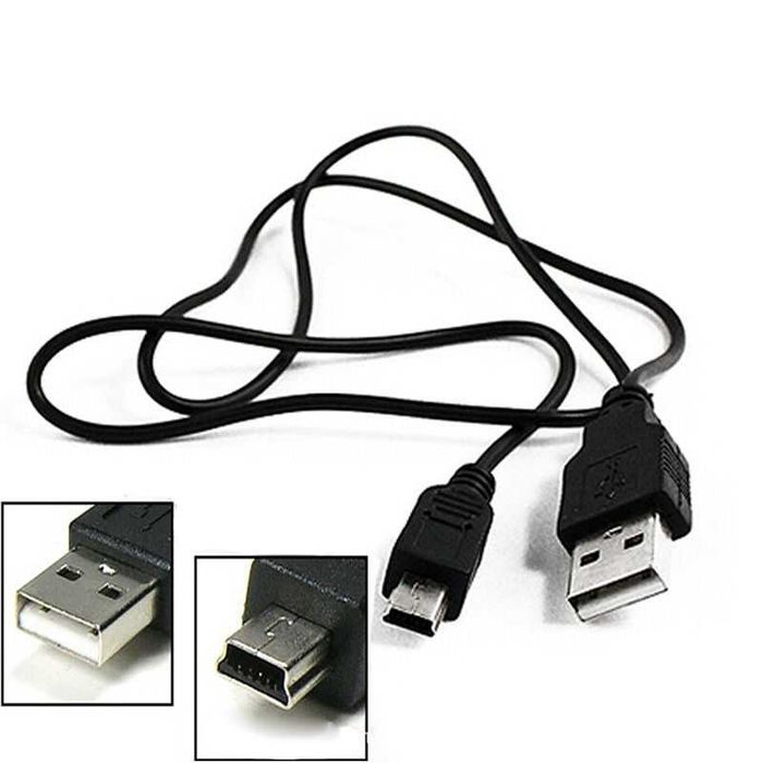 Кабель-адаптер USB 2,0 A «мама» к Мини USB B «папа».