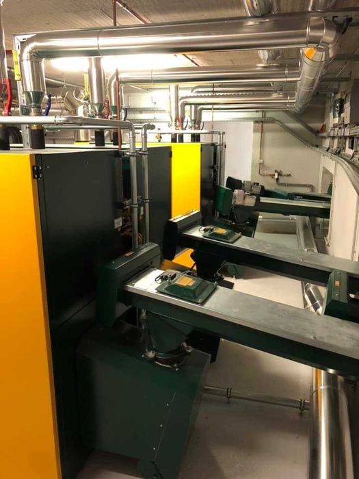 Centrale termice pe tocatura de lemn, peleti, rumegus, biomasa KWB