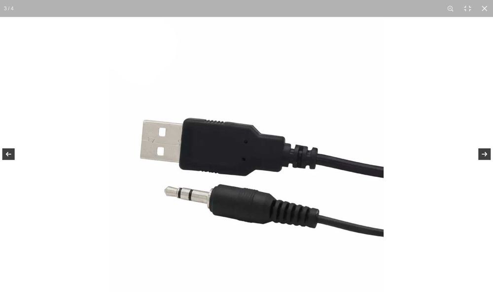 USB AUX букса с кабел за кола