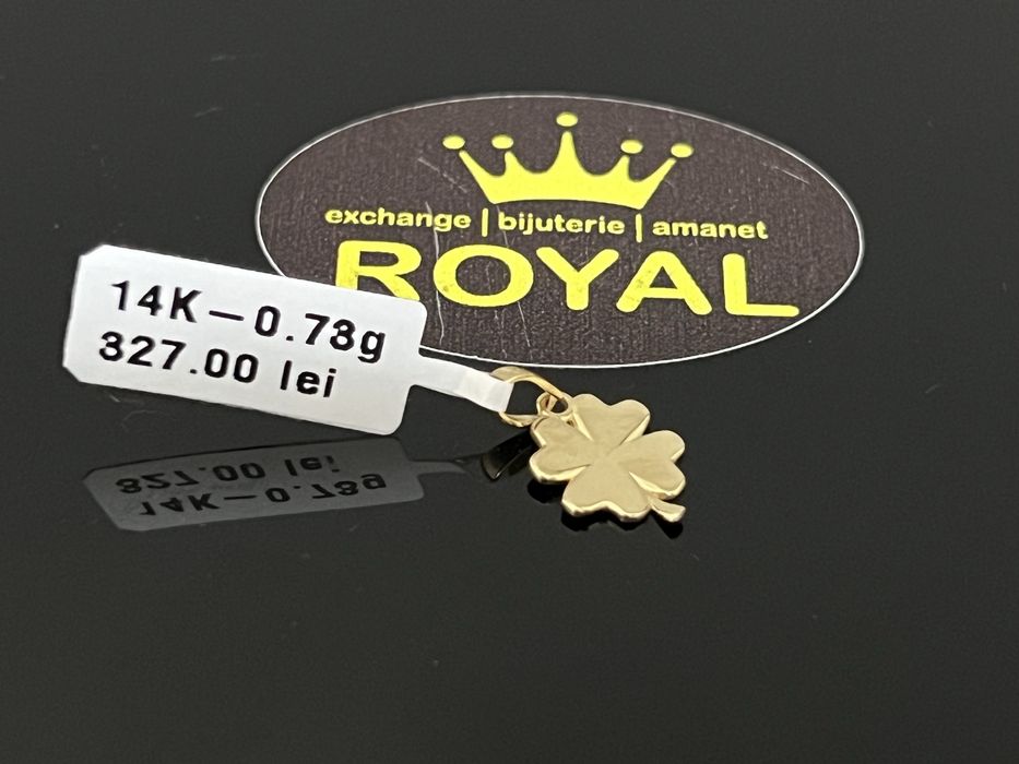 Bijuteria Royal CB : Pandant aur 14k 585  0,73 gr