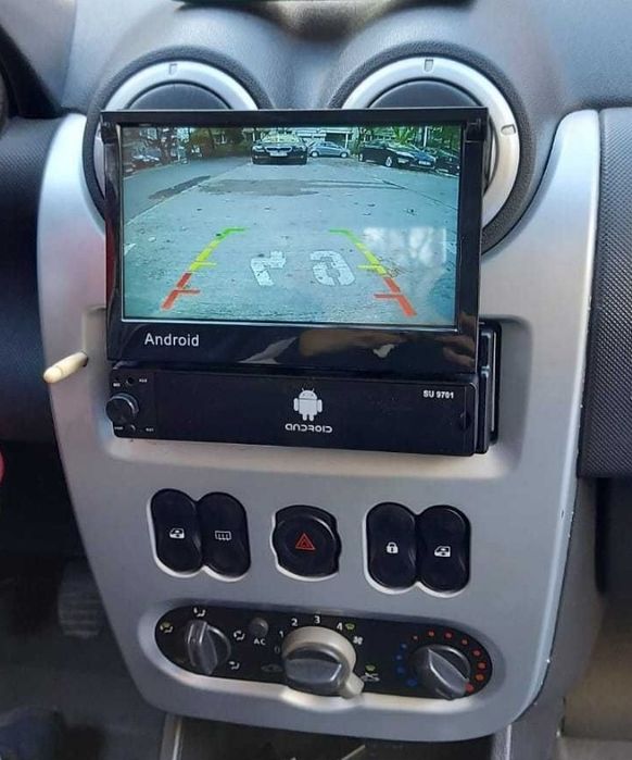 Navigatie Android 7'' auto player media retractabil manual