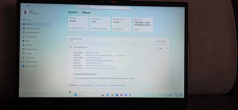 Laptop Lenovo IdeaPad 3