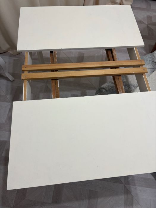 белый стол раздвижной