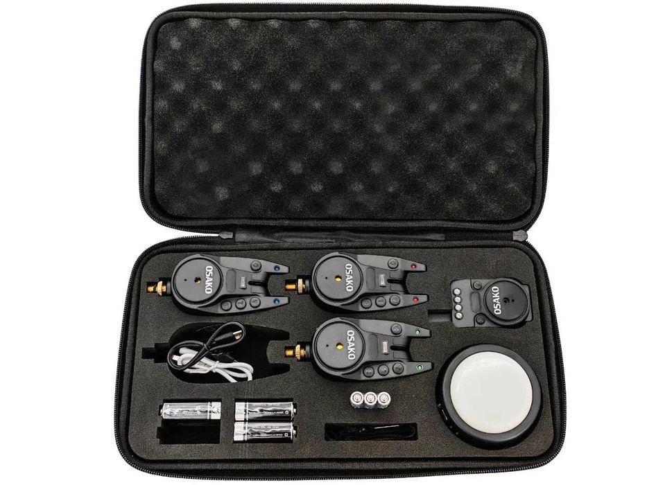 Комплект Сигнализатори OSAKO Prologic C-SERIES PRO 3+1 сигнализатори и фенер за палатка