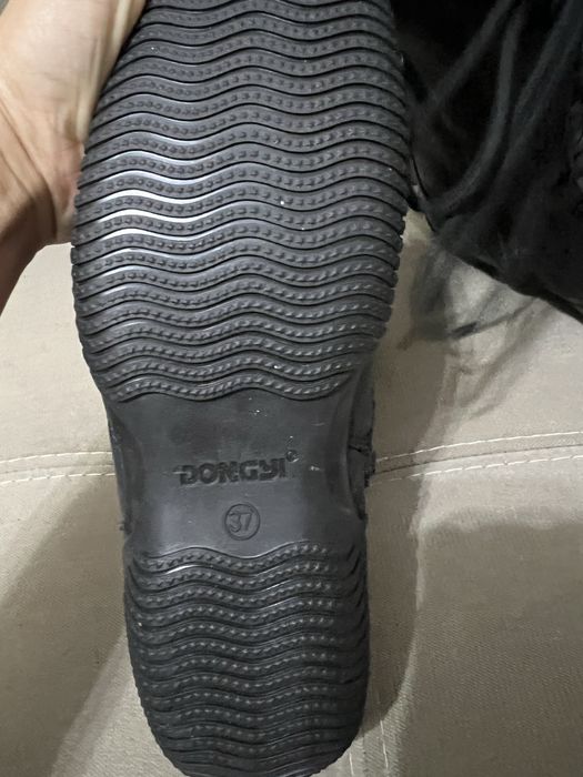 Ботинки зимние кожаные новые