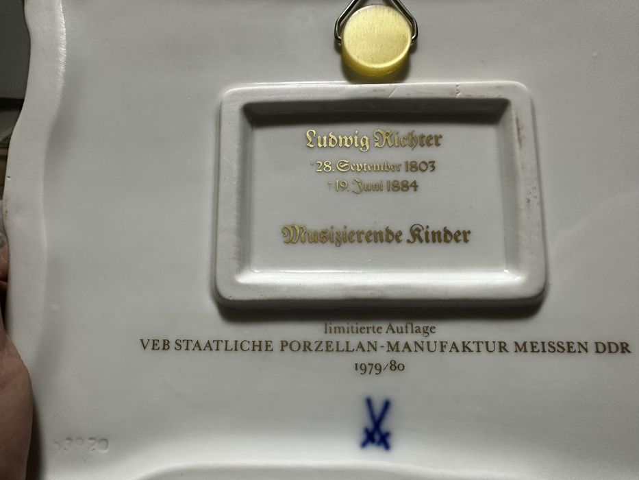 Мейсен панно антиквариат