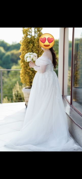 Rochie mireasă cu corset reglabil