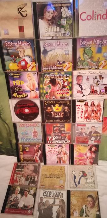 CD Muzică Românească și străină 192 bucati