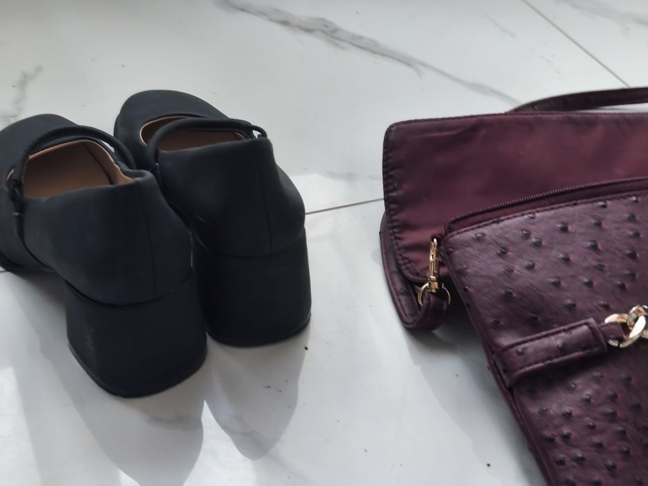 Pantofi toc gros plus gentuta 36