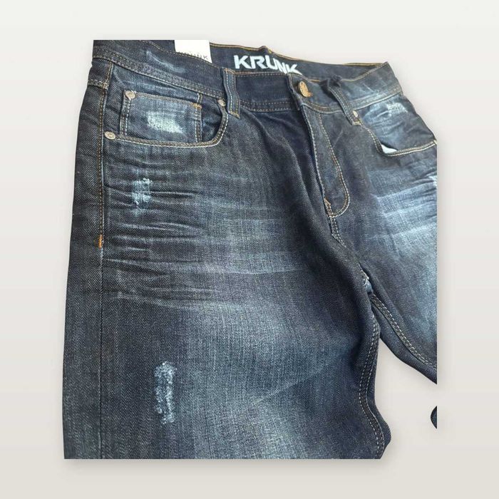 Krunk багги дънки washed distressed M – нови