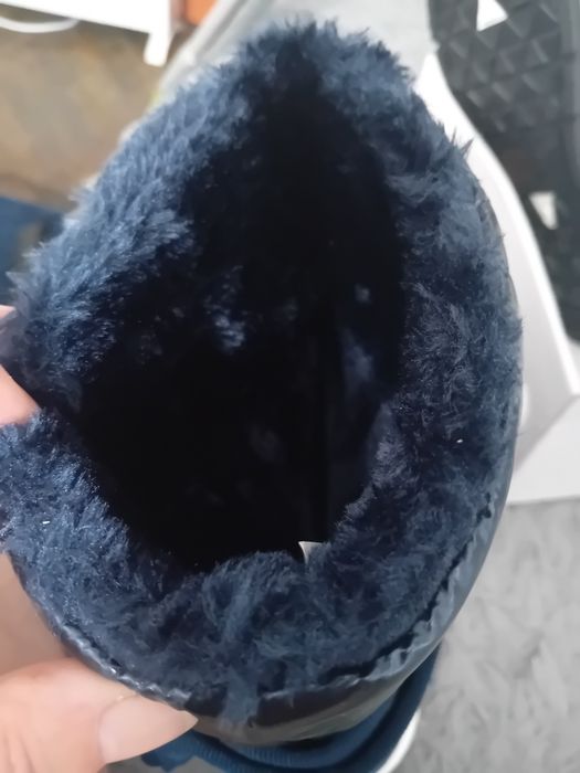 Cizme zăpadă albastru indigo