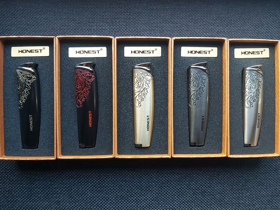 Луксозна запалка HONEST с подаръчна кутия 5 цвята