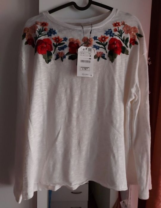 bluza Zara fete noua 13/14 164cm