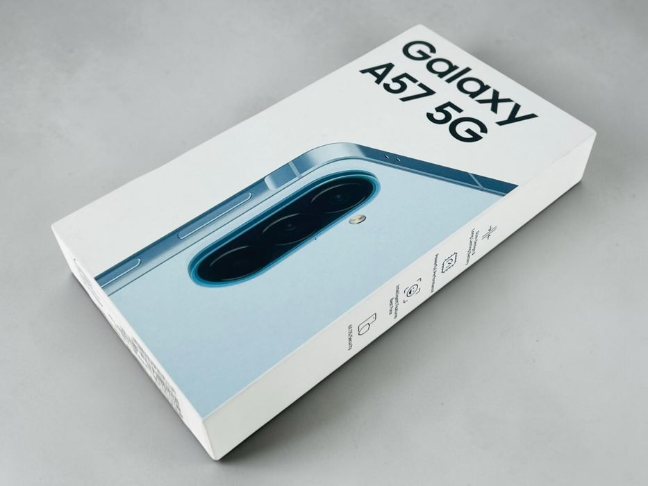 НОВ! Samsung Galaxy A57 5G 256GB 8RAM Icyblue 2г. Гаранция!